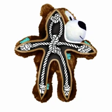 KONG KNOTS WILD BEAR - miś wzmocniony sznurem