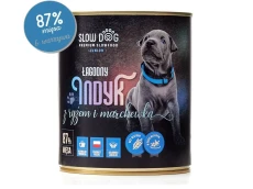 Junior - Łagodny indyk z ryżem i marchewką - 87% mięsa - 850g