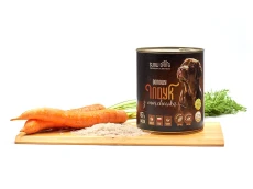 Domowy indyk z marchewką - 87% mięsa - 850g