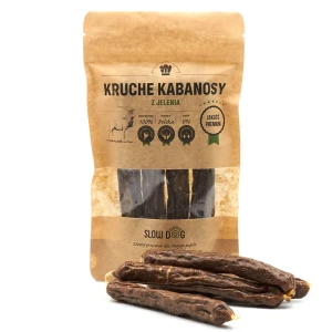 Kruche kabanosy z jelenia