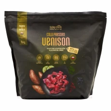 Karma tłoczona na zimno dla psa z dziczyzną i superfoods