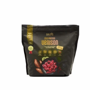 Karma tłoczona na zimno dla psa z dziczyzną i superfoods