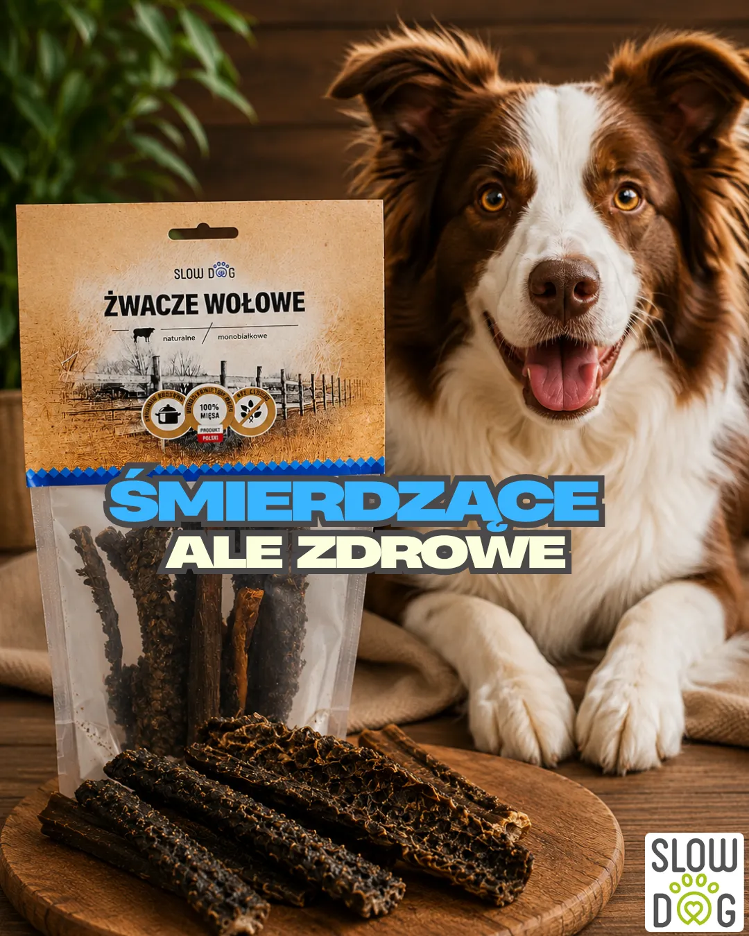 Żwacze wołowe dla psa – naturalne wsparcie trawienia i zdrowe przysmaki